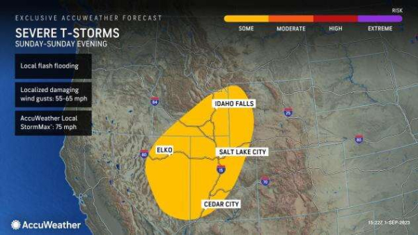 Month's worth of rain forecast to wash out Labor Day weekend plans in West