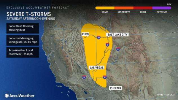 Month's worth of rain forecast to wash out Labor Day weekend plans in West