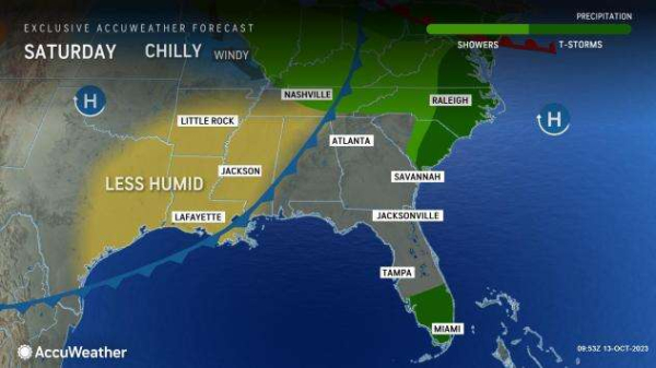 From Appalachians to Florida, chilly temps expected soon across South