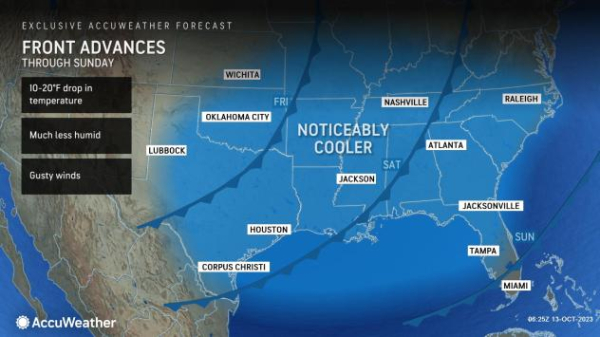 From Appalachians to Florida, chilly temps expected soon across South