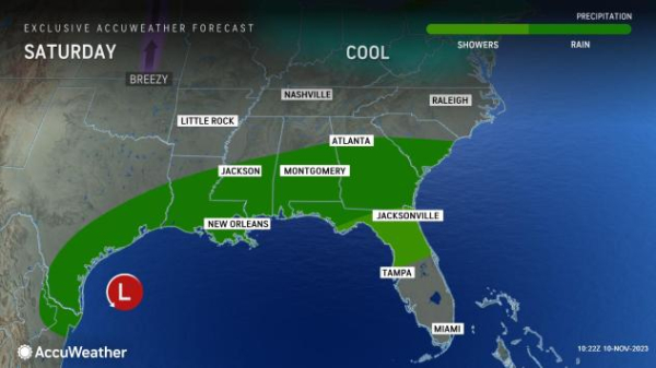 Brewing rainstorm along U.S. Gulf Coast may snap exceptional drought