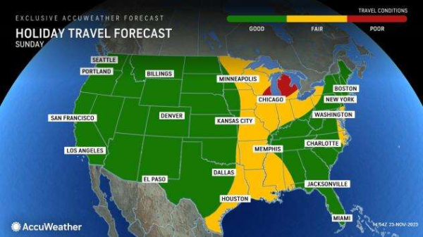 Post-holiday travelers could see winter-like conditions across Midwest Post-holiday travelers could see winter-like conditions across Midwest