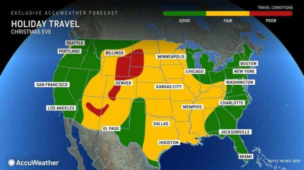 2 storms packing snow to collide over Rockies, Plains during holiday weekend