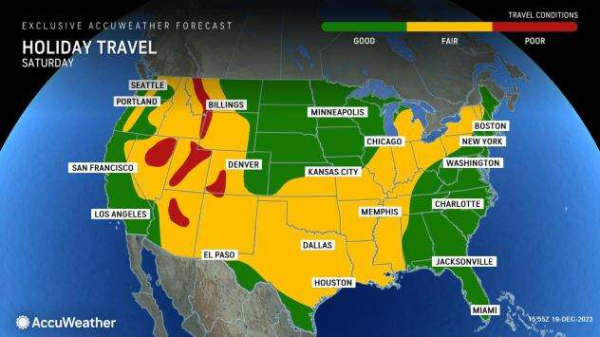 2 storms packing snow to collide over Rockies, Plains during holiday weekend