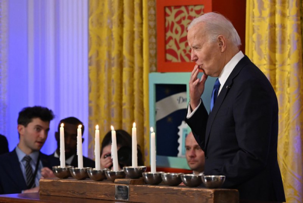Biden marks Hanukkah amid rising anti-Semitism, war in Gaza Biden marks Hanukkah amid rising anti-Semitism, war in Gaza
