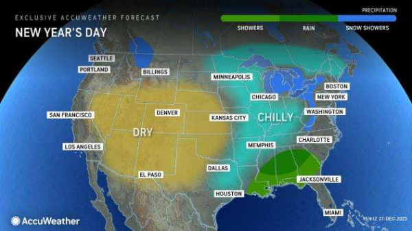 Weather for New Year's Eve, following day worthy of holiday toast in NYC this year