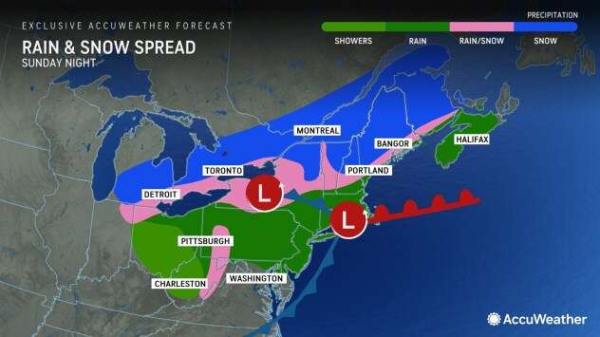 Weekend storm to dish wintry weather to parts of Midwest, Northeast