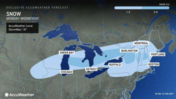 Dangerous ice storm, snow to lead warmup in Midwest, Northeast