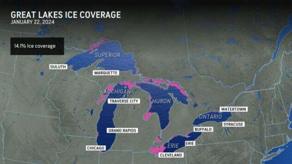 Dangerous ice storm, snow to lead warmup in Midwest, Northeast