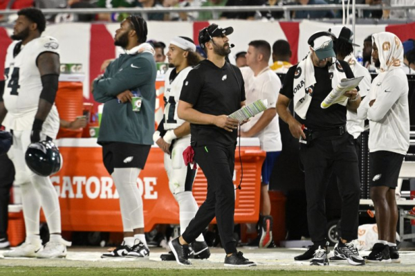 Eagles fire offensive coordinator Brian Johnson Eagles fire offensive coordinator Brian Johnson