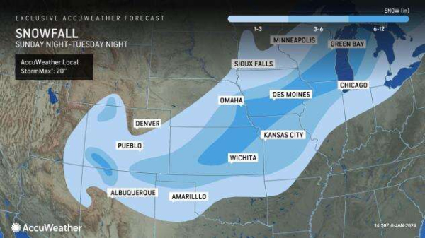 Massive winter storm to blast more than 30 states with snow, rain or wind