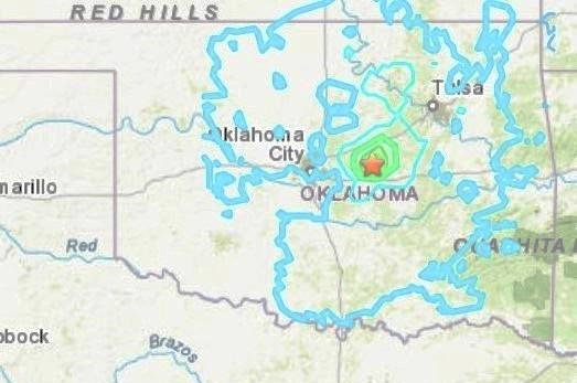 Late-night magnitude 5.1 earthquake felt across Oklahoma Late-night magnitude 5.1 earthquake felt across Oklahoma