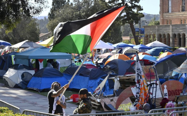 UCLA pro-Palestinian encampment 'unlawful,' says school as it moves to disband protest UCLA pro-Palestinian encampment 'unlawful,' says school as it moves to disband protest
