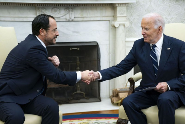 Biden, Cyprus president discuss Gaza, Cyprus solution in White House meeting Biden, Cyprus president discuss Gaza, Cyprus solution in White House meeting