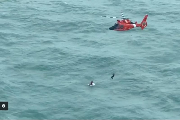 Coast Guard rescues man clinging to cooler in waters off Florida's Longboat Key Coast Guard rescues man clinging to cooler in waters off Florida's Longboat Key