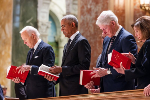 Current, former presidents gather to remember life of Ethel Kennedy Current, former presidents gather to remember life of Ethel Kennedy