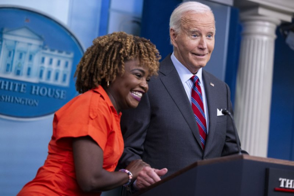 Karine Jean-Pierre, White House press secretary, takes on 'senior adviser' title Karine Jean-Pierre, White House press secretary, takes on 'senior adviser' title