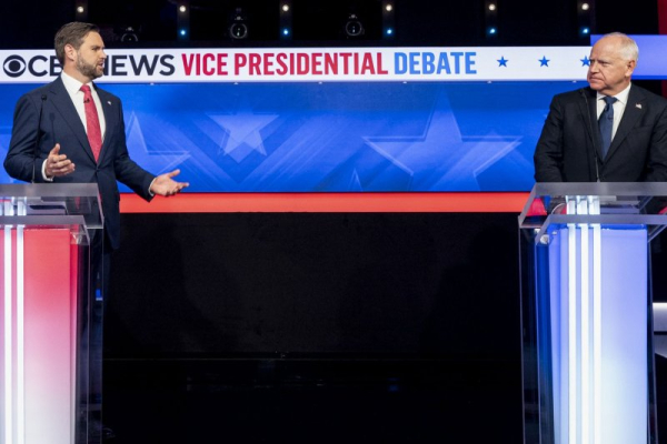 Vice presidential debate between JD Vance, Tim Walz draws 43M viewers Vice presidential debate between JD Vance, Tim Walz draws 43M viewers
