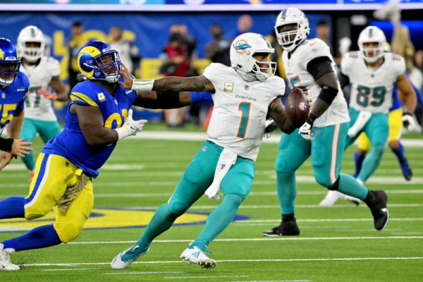 After latest hit to helmet, Dolphins' Tua Tagovailoa says it's 'too hard' to protect himself After latest hit to helmet, Dolphins' Tua Tagovailoa says it's 'too hard' to protect himself