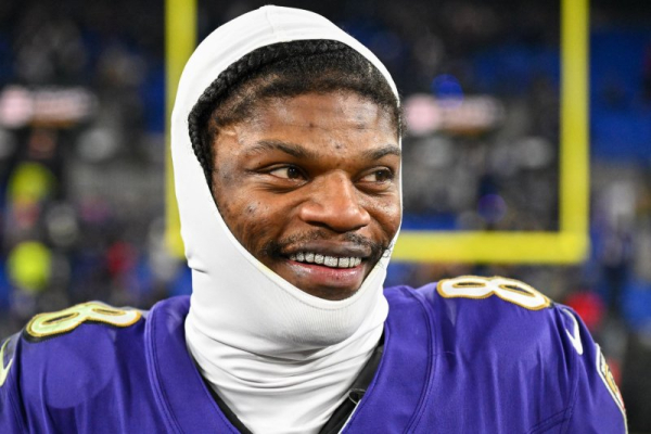 Baltimore Ravens quarterback Lamar Jackson wins third MVP award from writers' group