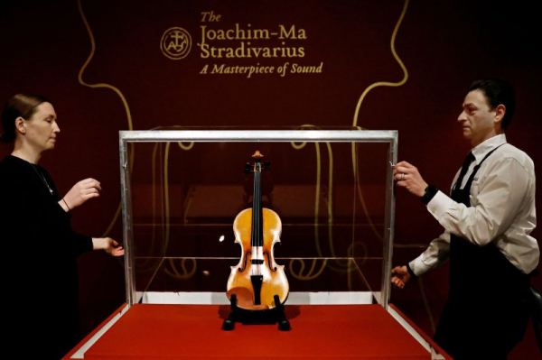 Sotheby's to auction rare, 300-year-old Stradivari violin valued at as much as $18M