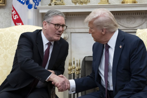 Trump, British PM Starmer discuss Ukraine, tariffs at White House