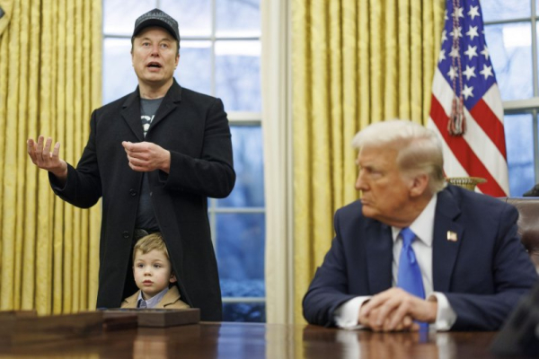 Trump orders 'large-scale' cuts in federal workforce as Elon Musk defends DOGE