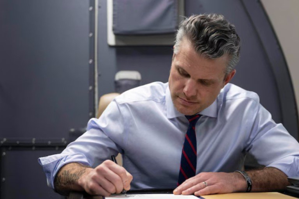 Hegseth signs memo for cuts to Pentagon civilian workforce