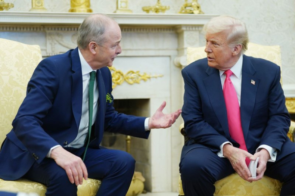 Irish PM hails 'steadfast' relationship with United States in White House visit
