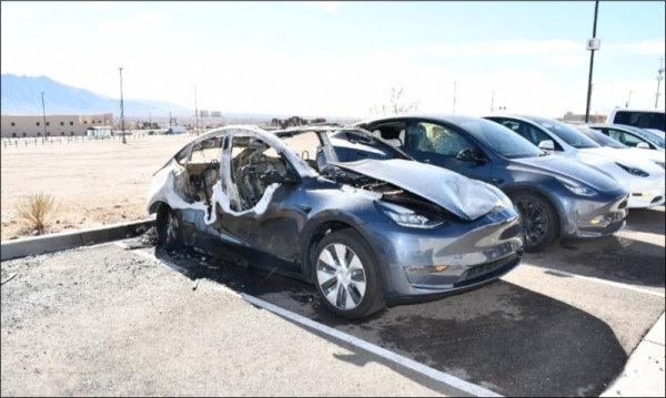 Man arrested in arson attacks targeting Tesla, GOP office in Albuquerque