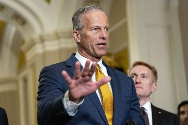 Vance breaks tie to block resolution to end tariffs; Trump warns about shortages