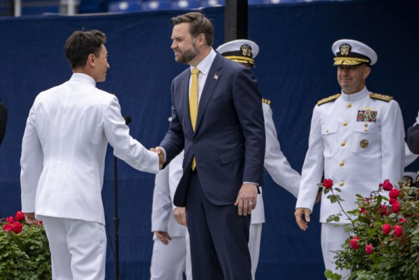 Vance to Naval Academy grads: 'Country needs you now more than ever' Vance to Naval Academy grads: 'Country needs you now more than ever'