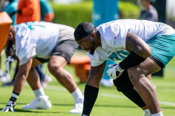 Miami Dolphins' Bayron Matos regains full movement after collision Miami Dolphins' Bayron Matos regains full movement after collision