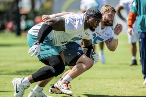 Miami Dolphins OL Bayron Matos airlifted to medical center