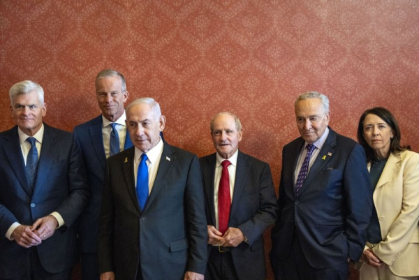Netanyahu talks Mideast matters with U.S. senators, defense officials in D.C. Netanyahu talks Mideast matters with U.S. senators, defense officials in D.C.