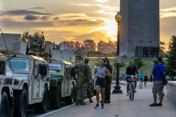 Guard deployment in Washington, D.C. 'desensitizing' to military presence