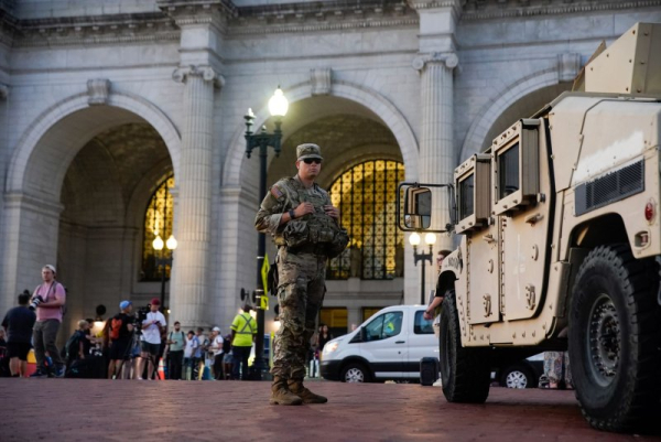 Guard deployment in Washington, D.C. 'desensitizing' to military presence
