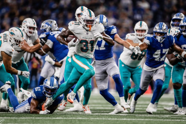 Rookie Ollie Gordon II set for more reps amid Dolphins' RB injuries