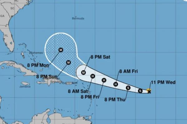 Tropical Storm Erin forecast to be hurricane by Friday Tropical Storm Erin forecast to be hurricane by Friday