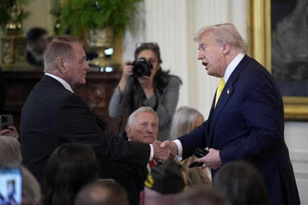 Trump creates National Purple Heart Day to honor wounded warriors