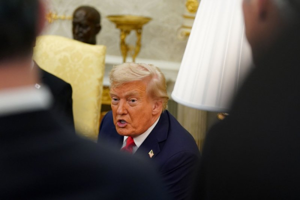 Trump says he plans to sue over new maps in California, Senate's blue slips