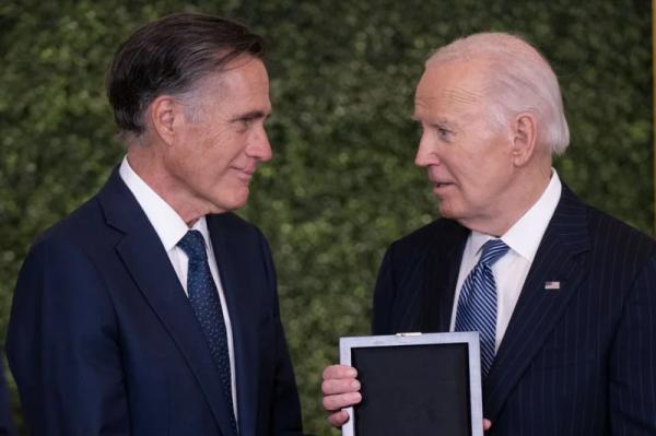 Mitt Romney says he urged Biden to pre-emptively pardon Trump