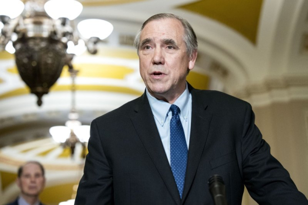 Sen. Jeff Merkley filibuster: 'Trump is shredding our Constitution'