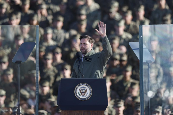 Vance event honoring Marines criticized as a 'dangerous' show of force Vance event honoring Marines criticized as a 'dangerous' show of force