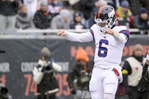 Giants QB  Jaxson Dart still in concussion protocol, out versus Lions