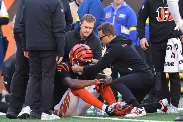 Kamara, Mayfield, Higgins among injured in NFL's Week 12