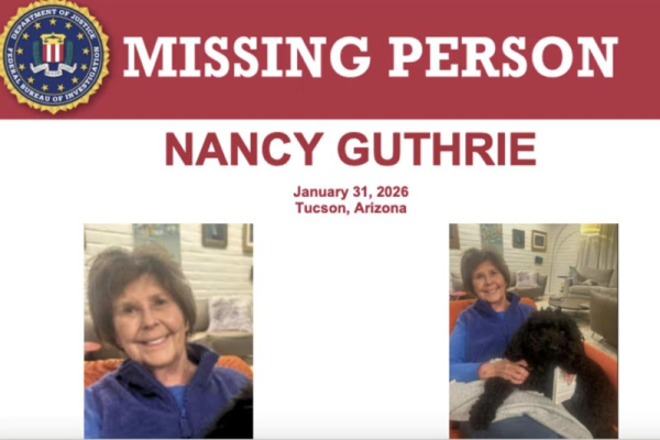Car towed, vehicle of interest sought in Nancy Guthrie case