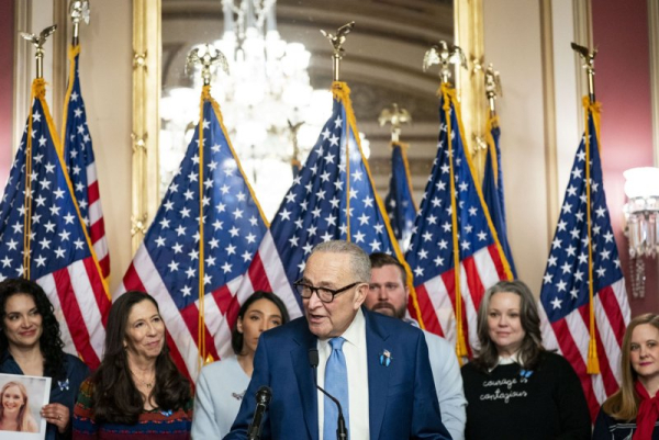 Chuck Schumer announces 'Virginia's Law' amid Epstein files scrutiny