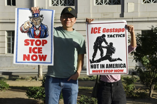 Judge halts California law banning federal agents from wearing masks