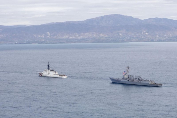U.S. sends warship to Haitian capital ahead of government transition